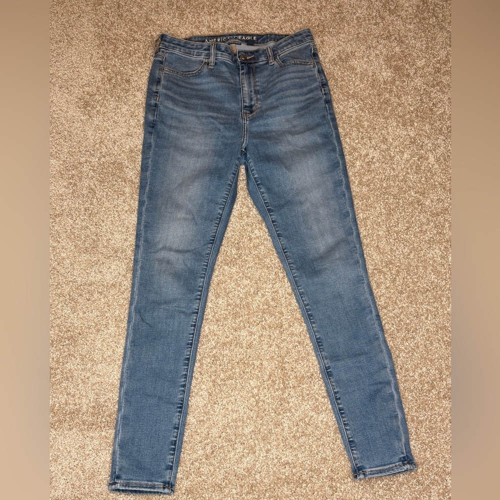 American Eagle Outfitters Light Blue High Rise Jeans